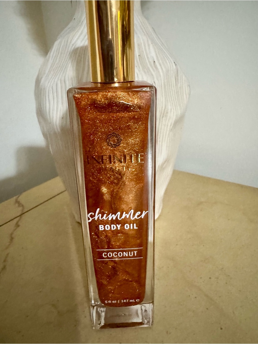 Infinite Shimmer Coconut Body Oil — Bronze Shimmer